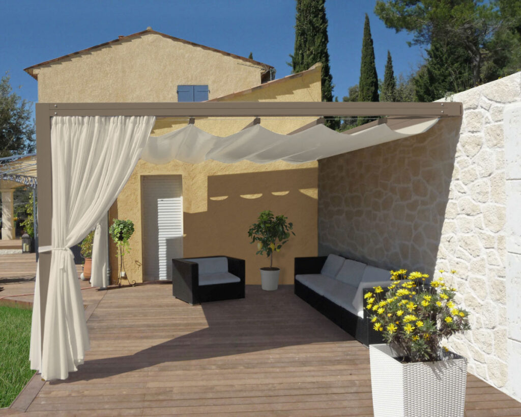 Telo Pvc Scorrevole Per Pergola